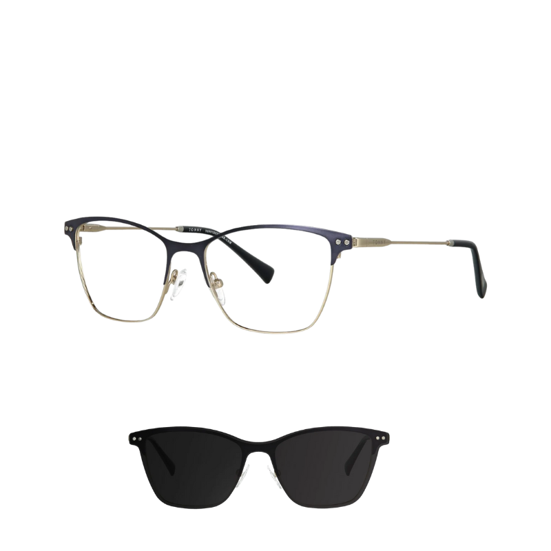 Okulary z nakładką Tonny CL0013 C5W